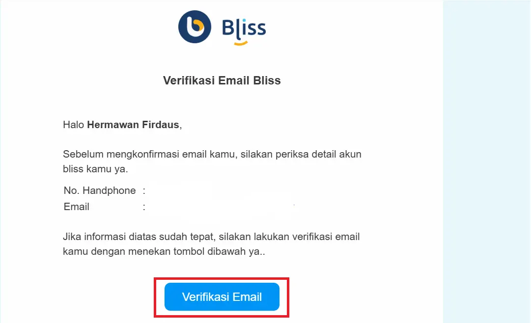 cara daftar Bliss